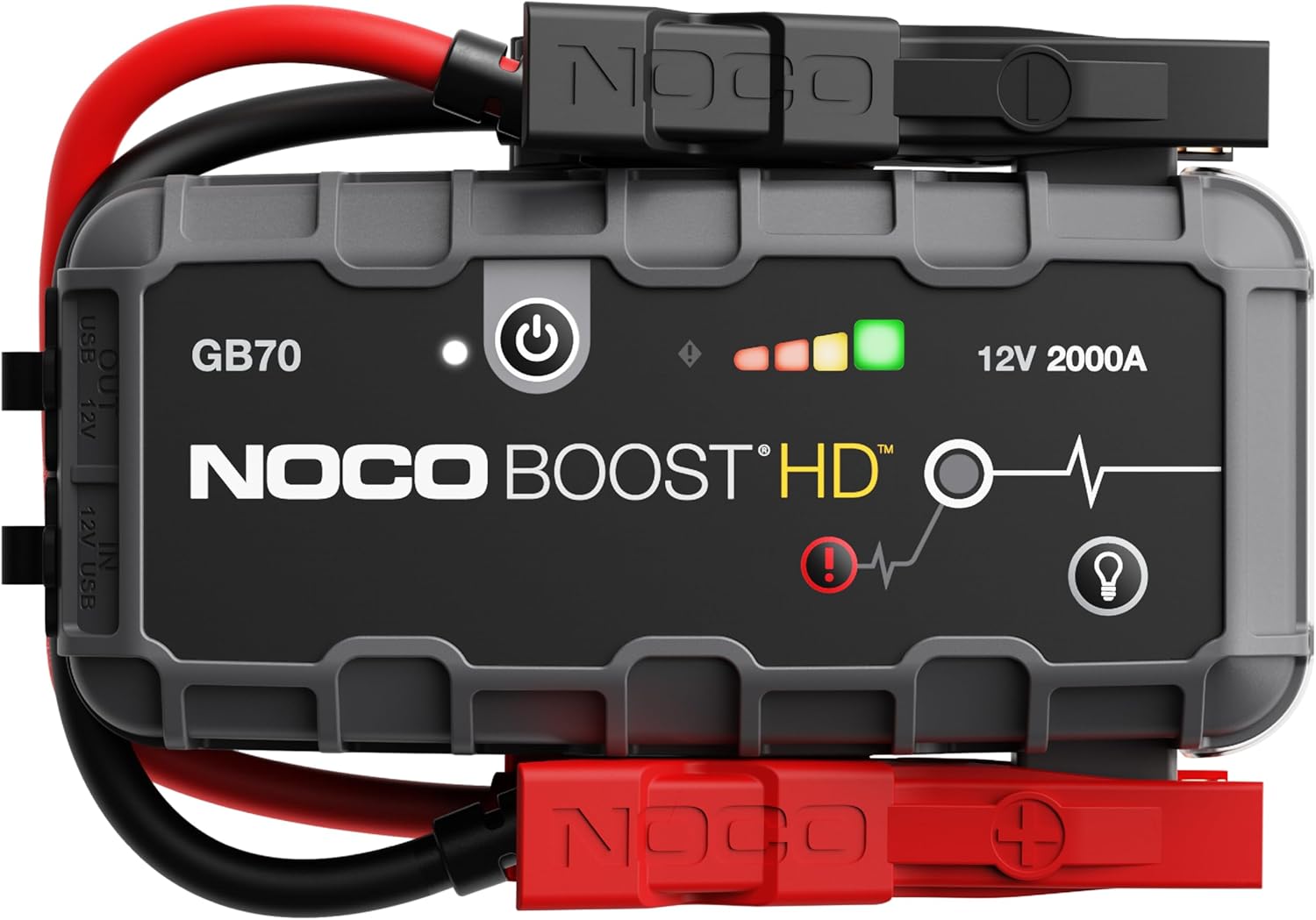 NOCO Boost GB70: 2000A UltraSafe Jump Starter – 12V Lithium Battery Booster Pack