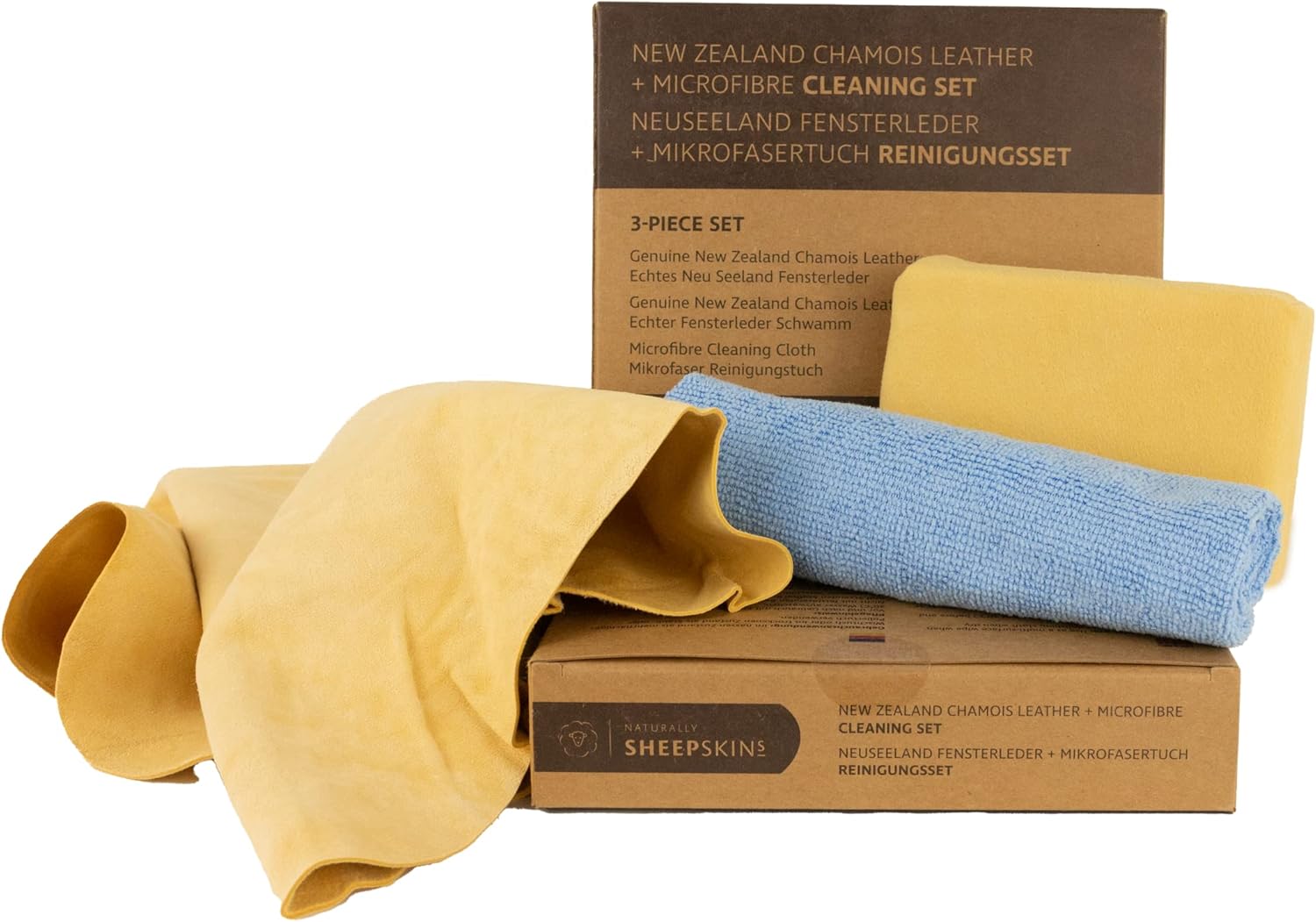 Naturally Sheepskins Genuine Chamois & Microfibre